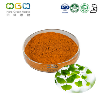 Organic Ginkgo Biloba Leaf Extract Flavone Powder